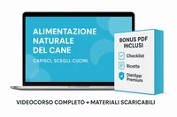 Corso di alimentazione naturale del cane